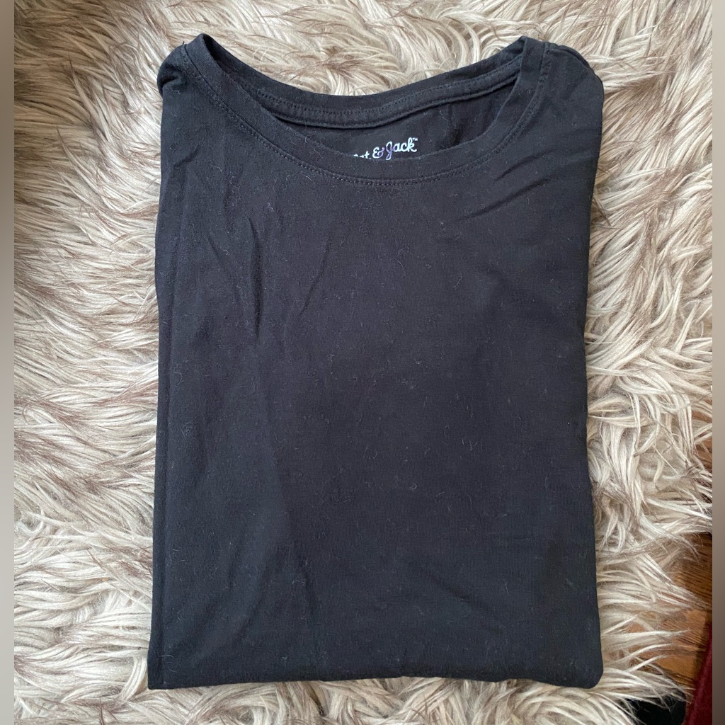 Plain Solid Black Tshirt